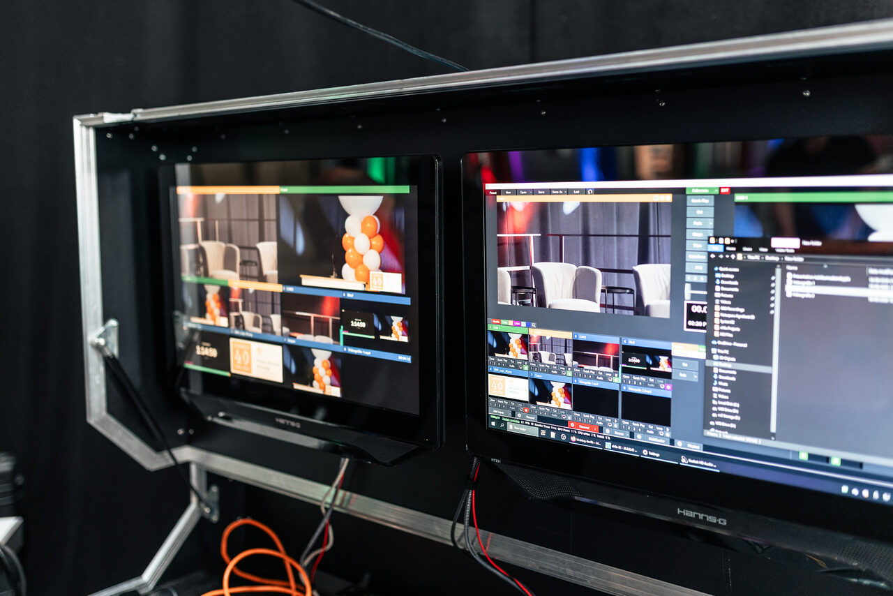 Livestream Regie Multiview Monitore